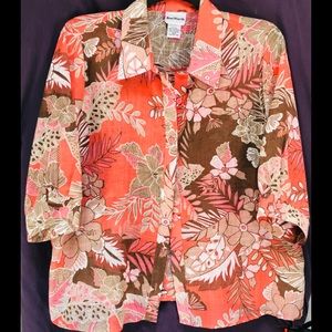 Bin Worth blouse sz XLP